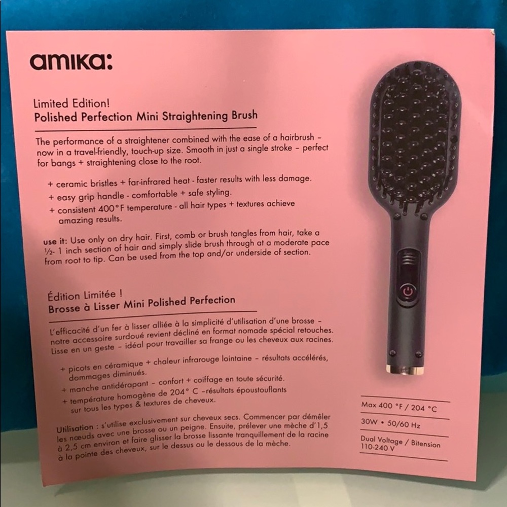 COPY - COPY - AMIKA: Mini Straightening brush - Picture 5 of 7